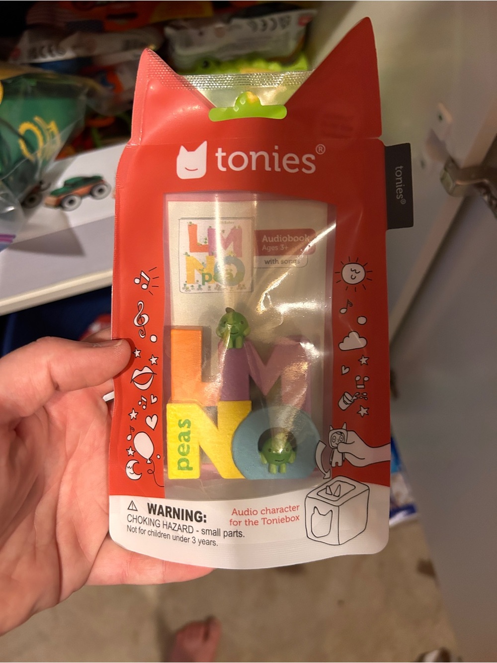 Tonies Red "LMBO Peas" Kids Audio Character - Red